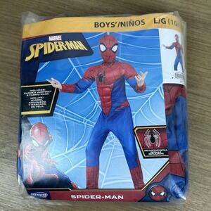 Marvel Spider-Man Official Boys Youth‎ Halloween Costume  Boys Size Large 10/12